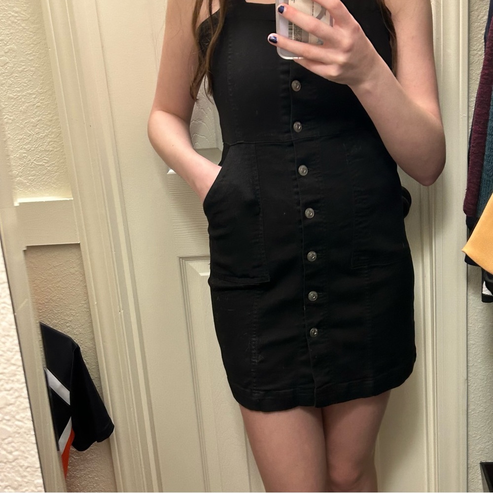 H&M button up dress for teens